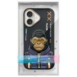 Nimmy etui iPhone 16 6.1" czarny/black    Cool&Cute 2.0 Monkey