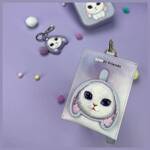 Nimmy portfel na karty fioletowy/purple   Big Eyed Pet 2.0 Rabbit