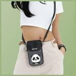 Nimmy torebka na telefon czarny/black     Big Eyed Pet 2.0 Panda