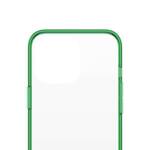 PanzerGlass ClearCase iPhone 13 Pro 6.1" Antibacterial Military grade Lime 0339