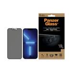 PanzerGlass E2E Microfracture iPhone 13 Pro Max 6,7" Case Friendly CamSlider Privacy Antibacterial czarny/black P2749