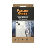 PanzerGlass HardCase iPhone 14 / 15 / 13 6,1" MagSafe Antibacterial Military grade transparent 0409