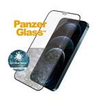 PanzerGlass Pro E2E Super+ iPhone 12 Pro Max Case Friendly AntiBacterial Microfracture czarny/black