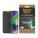 PanzerGlass Ultra-Wide Fit iPhone 14 Plus / 13 Pro Max 6,7" Privacy Screen Protection Antibacterial Easy Aligner Included P2785