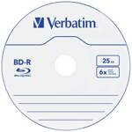 Płyty Blu-ray Verbatim 25GB 6X BD-R SL    10szt biały 43742