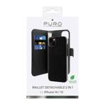 Puro Wallet Detachable iPhone 14 Plus / 15 Plus 6,7" 2w1 czarne/black IPC1467BOOKC3BLK