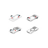 RINGKE MAGNETIC PLATE MAGSAFE RING WHITE