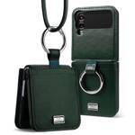 RINGKE SIGNATURE FOLIO GALAXY Z FLIP 4 DARK GREEN