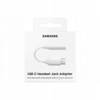 SAMSUNG ADAPTER EE-UC10JUWEGUS TYPE-C JACK 3,5MM BIAŁY