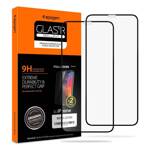 SZKŁO HARTOWANE SPIGEN GLASS FC 2-PACK IPHONE X / XS / 11 PRO BLACK