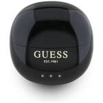 Słuchawki TWS Guess Glossy Effect Egg     Shape Printed Classic Logo czarny