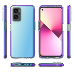 Spring Case etui Realme 9i, Oppo A36 / A76 / A96 silikonowy pokrowiec z ramką jasnoróżowe