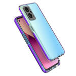 Spring Case etui Realme 9i, Oppo A36 / A76 / A96 silikonowy pokrowiec z ramką jasnoróżowe