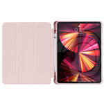 Stand Tablet Case etui Smart Cover pokrowiec na iPad Pro 12.9'' 2021 z funkcją podstawki różowy