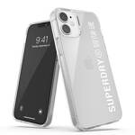 SuperDry Snap iPhone 12 mini Clear Case biały/white 42593