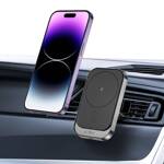 TECH-PROTECT CW19 MAGNETIC MAGSAFE VENT CAR MOUNT WIRELESS CHARGER 15W BLACK