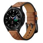 TECH-PROTECT LEATHER SAMSUNG GALAXY WATCH 4 / 5 / 5 PRO / 6 / 7 / FE BROWN