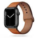 TECH-PROTECT LEATHERFIT APPLE WATCH 4 / 5 / 6 / 7 / 8 / 9 / SE / ULTRA 1 / 2  (42 / 44 / 45 / 49 MM) BROWN