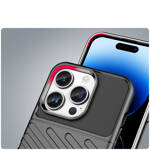 Thunder Case etui iPhone 14 Pro Max pancerny pokrowiec czarny