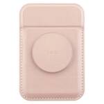 UNIQ Flixa magnetyczny portfel na karty z podpórką różowy/blush pink MagSafe