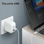 UNIQ Ład. siec. Verge Pro 66W Gan USB-C biały/cloud white