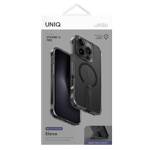 UNIQ etui Eleva with Vertica Stand iPhone 16 Pro 6.3" czarny/carbon black