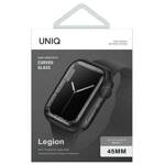 UNIQ etui Legion Apple Watch Series 7/8/ 9 45mm czarny/black