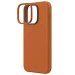 UNIQ etui Lino Hue iPhone 15 Pro Max 6.7" Magclick Charging pomarańczowy/sunset orange