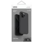 UNIQ etui Lino Hue iPhone 15 Pro Max 6.7" Magclick Charging szary/charcoal grey