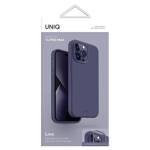 UNIQ etui Lino iPhone 14 Pro Max 6,7" purpurowy/purple fig