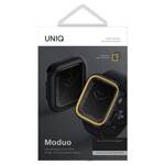 UNIQ etui Moduo Apple Watch Series  4/5/6/7/8/9/SE/SE2 40/41mm czarny-musztardowy/midnight-mustard