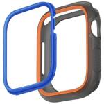 UNIQ etui Moduo Apple Watch Series  4/5/6/7/8/9/SE/SE2 44/45mm pomarańczowy-niebieski/orange-blue