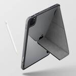 UNIQ etui Moven iPad Pro 12,9" (2021) Antimicrobial szary/charcoal grey