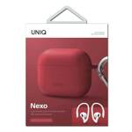 UNIQ etui Nexo AirPods 3 gen + Ear Hooks Silicone czerwony/coral