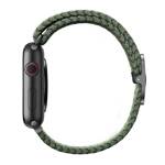 UNIQ pasek Aspen Apple Watch 40/38/41mm Series 1/2/3/4/5/6/7/8/9/SE/SE2 Braided zielony/cypress green