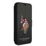 US Polo USFLBKP12LPUGFLBK iPhone 12 Pro Max 6,7" czarny/black book Polo Embroidery Collection