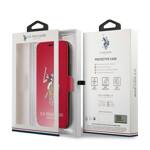 US Polo USFLBKP12LPUGFLRE iPhone 12 Pro Max 6,7" czerwony/red book Polo Embroidery Collection