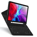 USAMS Etui Winro z klawiaturą iPad 9.7" czarne etui + klawiatura biała/black cover + keyboard white IPO97YRXX01 (US-BH642)