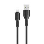 USAMS Kabel U68 lightning 2A Fast Charge 1m czarny/black SJ500USB01 (US-SJ500)