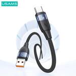 USAMS Kabel U85 USB na USB-C 6A 2m Fast Charging czarny/black SJ631USB01 (US-SJ631)