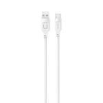 USAMS Kabel USB-C 6A 1,2m Fast Charging  Port Display Lithe Series biały/white SJ568USB02(US-SJ568)