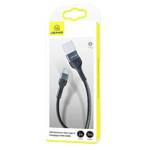 USAMS Kabel pleciony U55 2A USB-C czarny/black 1m SJ449USB01 (US-SJ449)