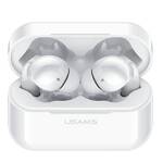 USAMS Słuchawki Bluetooth 5.0 TWS LY series ANC bezprzewodowe biały/white BHULY06