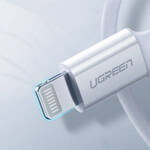 Ugreen kabel przewód MFi USB Typ C - Lightning 3A 1.5 m biały (US171)