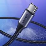 Ugreen kabel przewód USB - USB Typ C Quick Charge 3.0 3A 0,5m szary (60125)