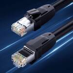 Ugreen kabel przewód internetowy sieciowy Ethernet patchcord RJ45 Cat 8 T568B 1.5 m czarny (70328 NW121)