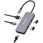 Verbatim Adapter Hub USB-C - HDMI/USB-C   /Eternet/2xUSB-A 3.0 aluminiowy/aluminum 32150