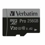 Verbatim Karta microSD 512GB + adapter Pro U3 czarny/black 47046