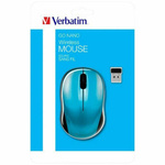 Verbatim Mysz bezprzewodowa Go Nano 1600 dpi niebieski/blue 49044