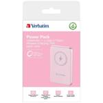 Verbatim Powerbank indukcyjny `n` Go 15W 10000mAh Wireless Magnetic różowy/pink 32248